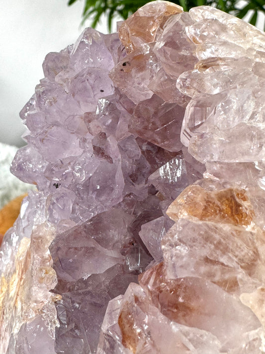 AAA Pink Amethyst Free Form (half natural, half polished) | 685g