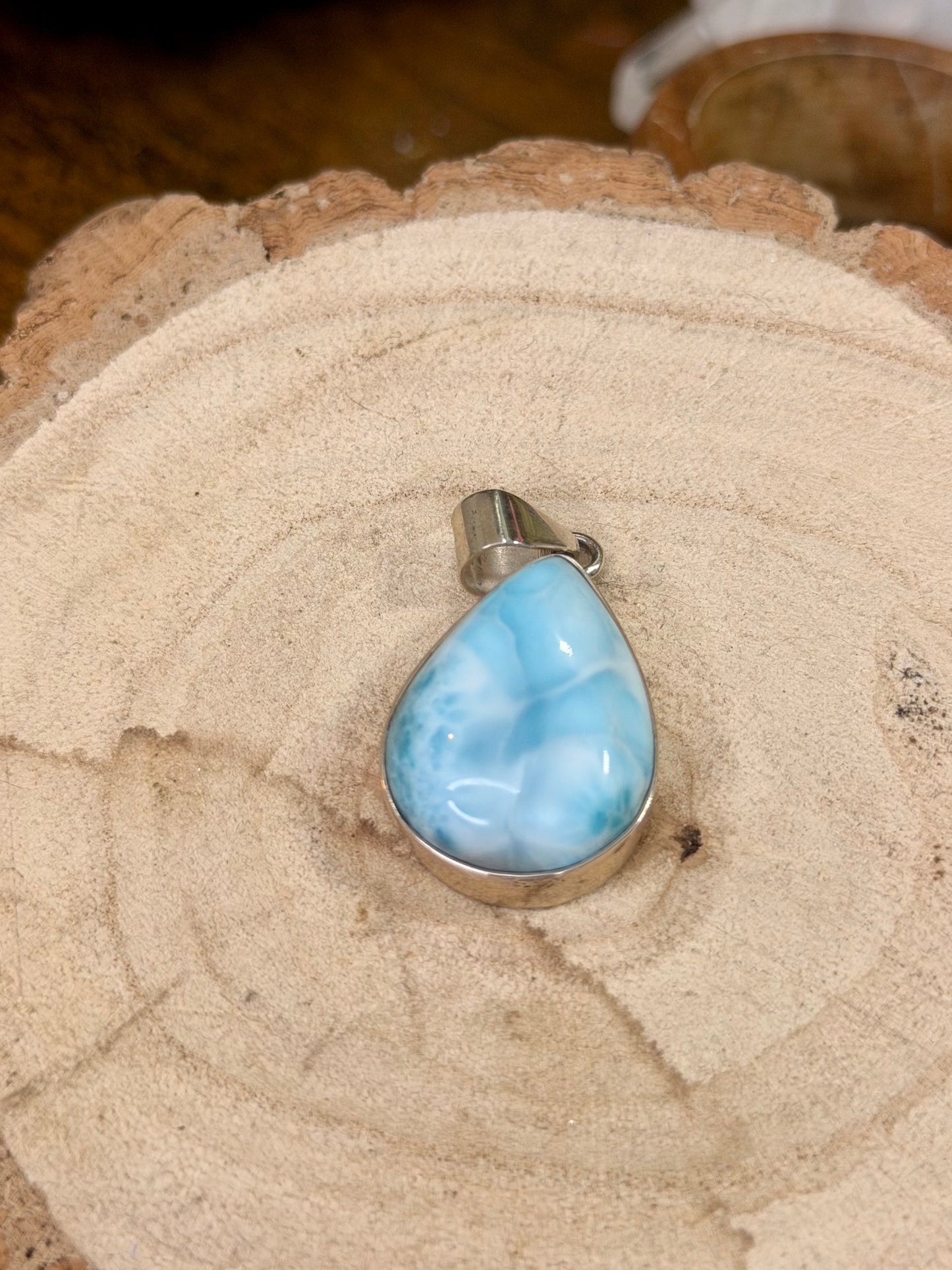 Silver 925 Larimar Pendant