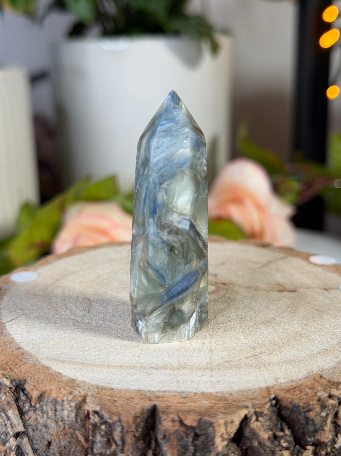 Mini Blue Kyanite Tower from Brazil 1 | 34g