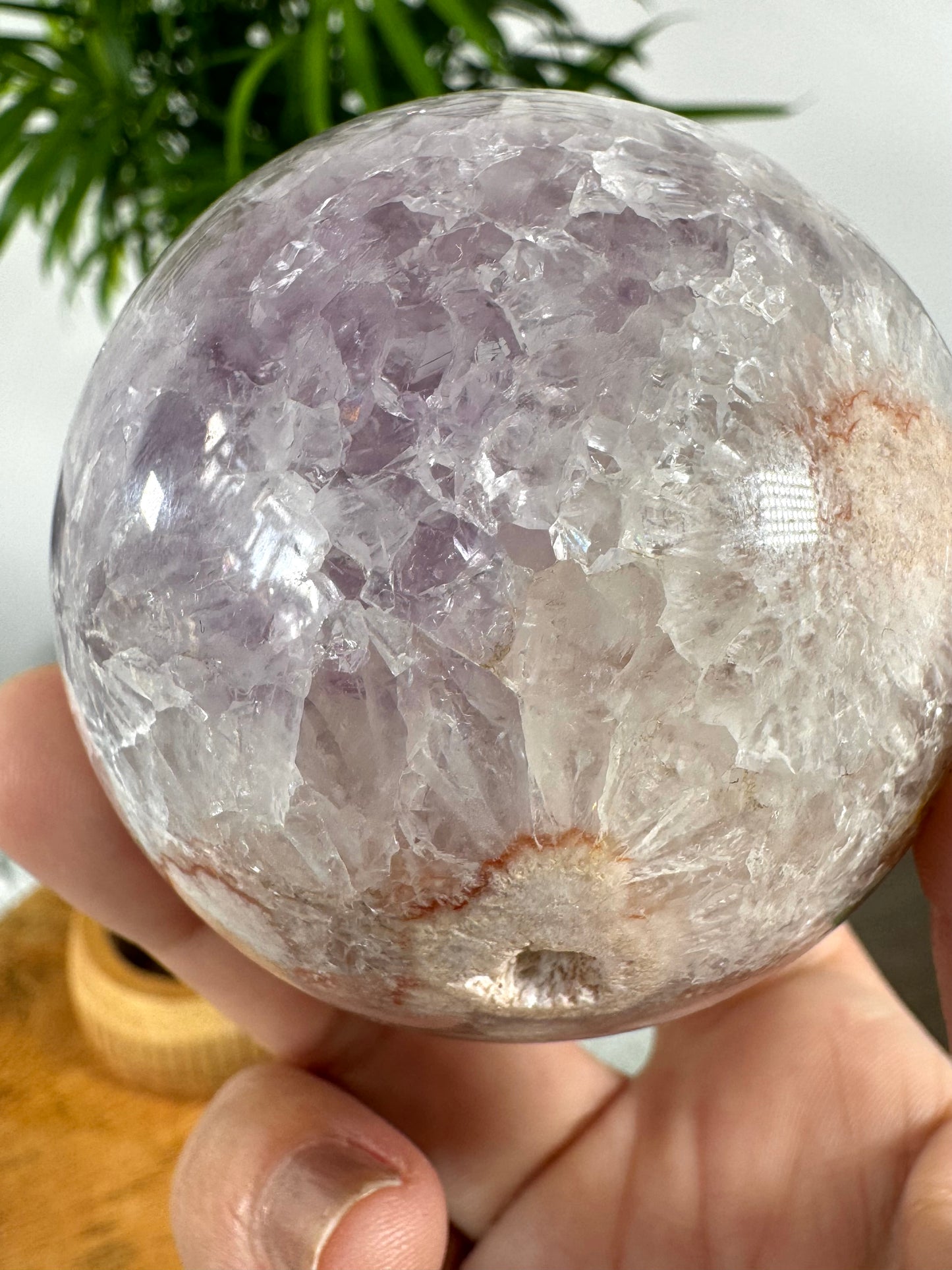 Pink Amethyst & Amethyst Sphere | 295g