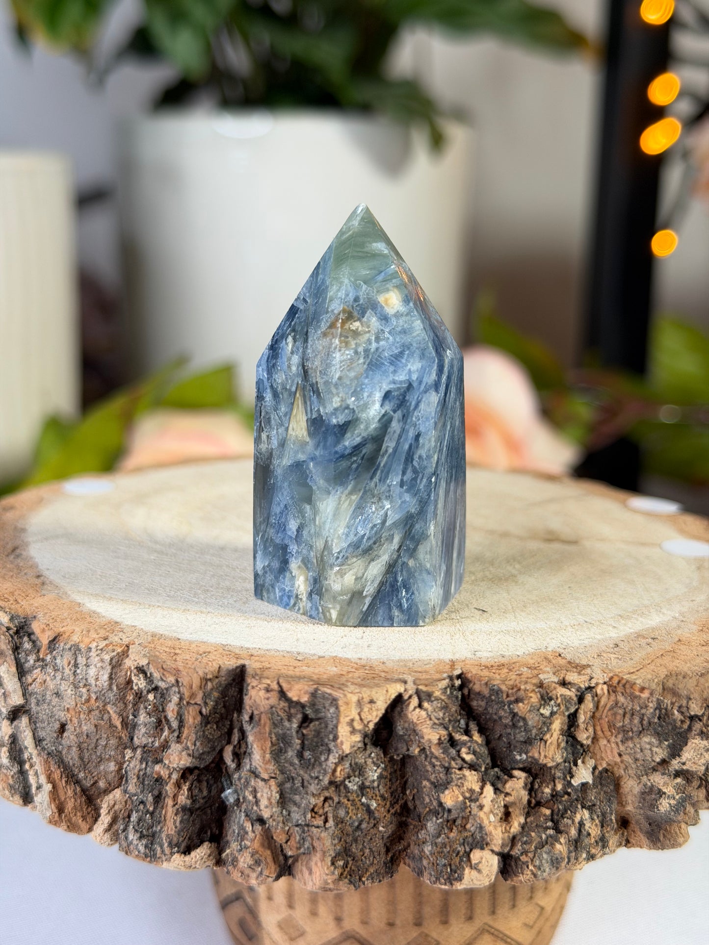 Mini Blue Kyanite Tower from Brazil 3 | 58g