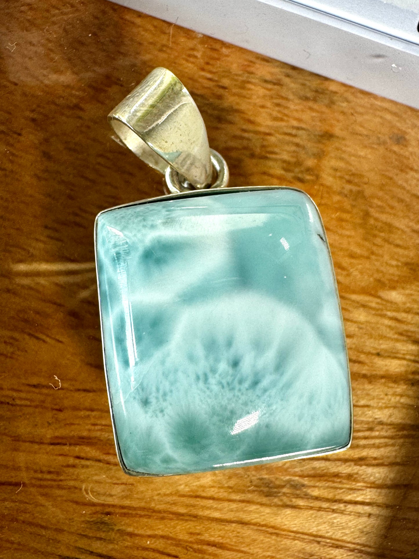 925 Silver Larimar Pendant | 11g