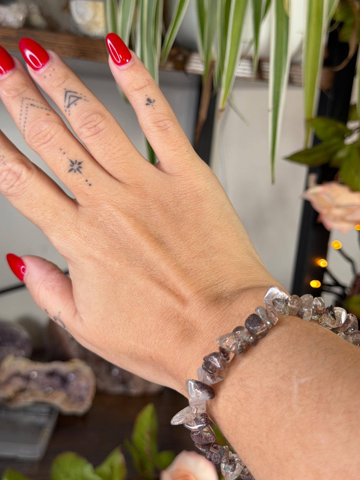 Elasticated Shaman (Garden) Quartz Bracelet