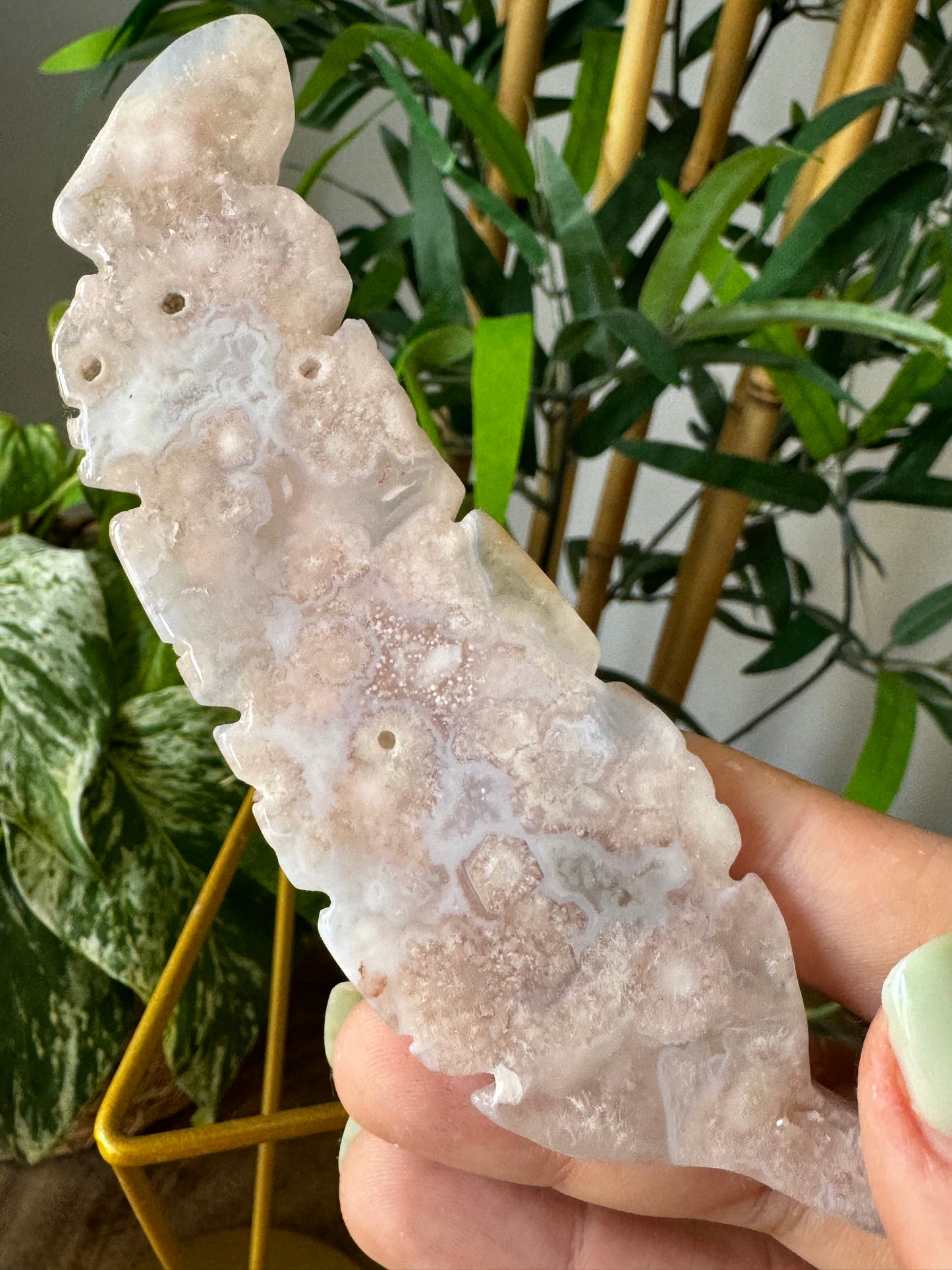 Flower Agate Feather | 54g