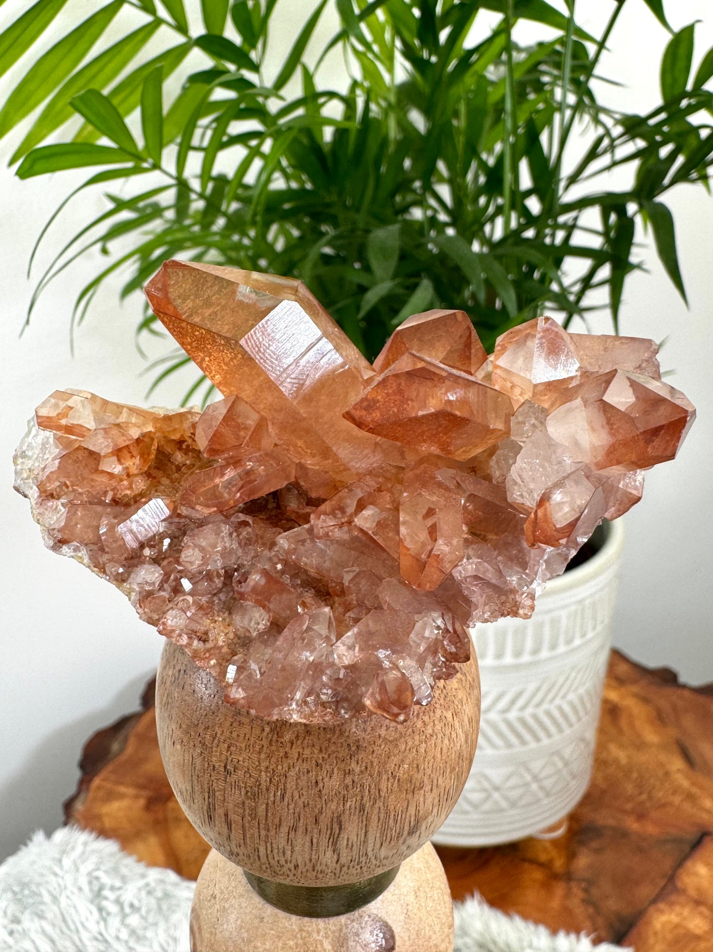 Tangerine Quartz Cluster | 96g