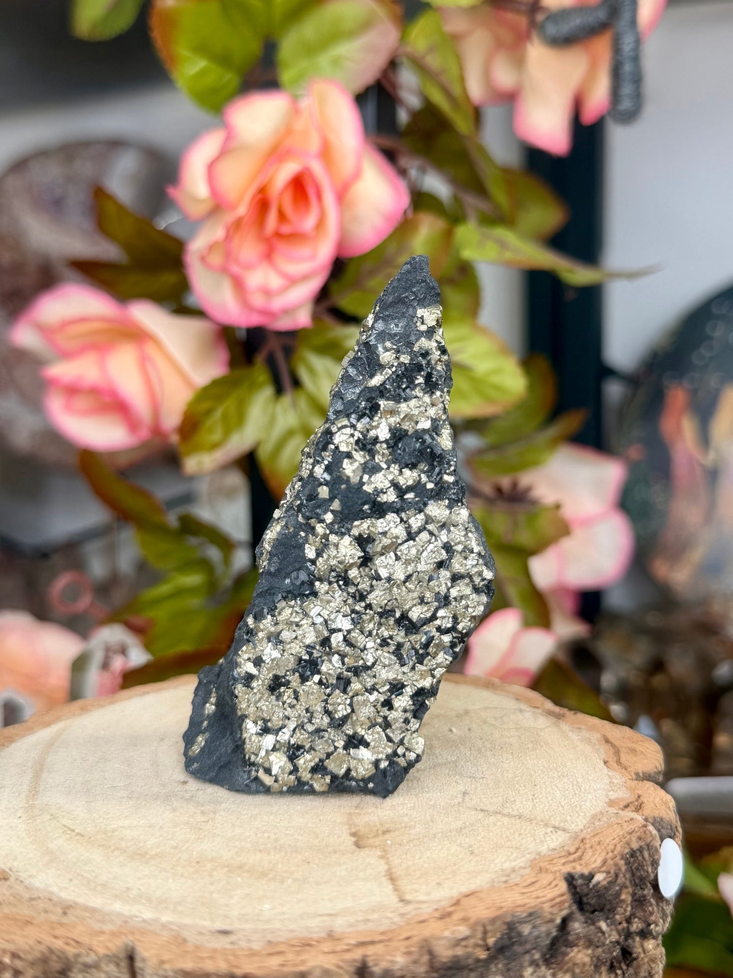 Pyrite Specimen on Basalt Base | 129g