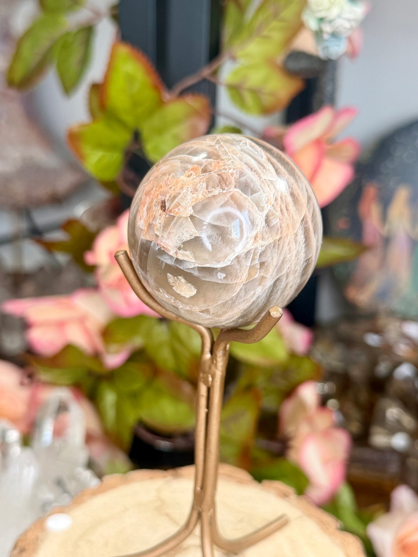 Moonstone Sphere  | 164g