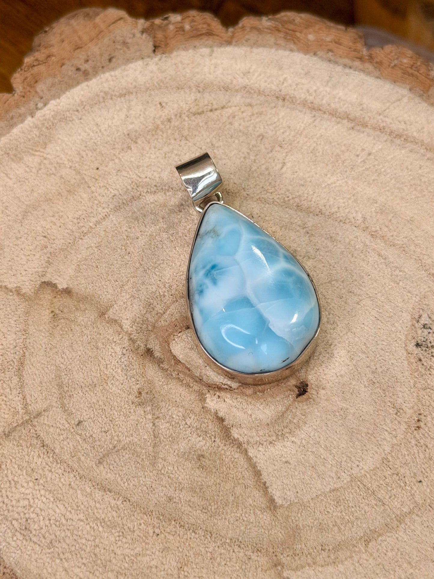Silver 925 Larimar Pendant | 12g