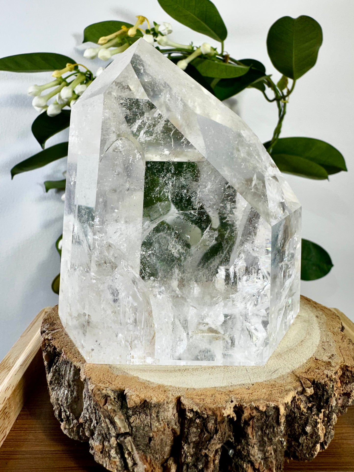 Extra Quality Clear Quartz Tower | 949g