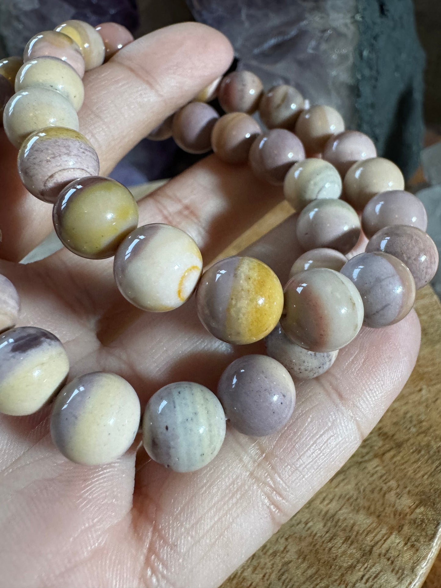 Pastel Mookaite Bracelet |9.5 mm