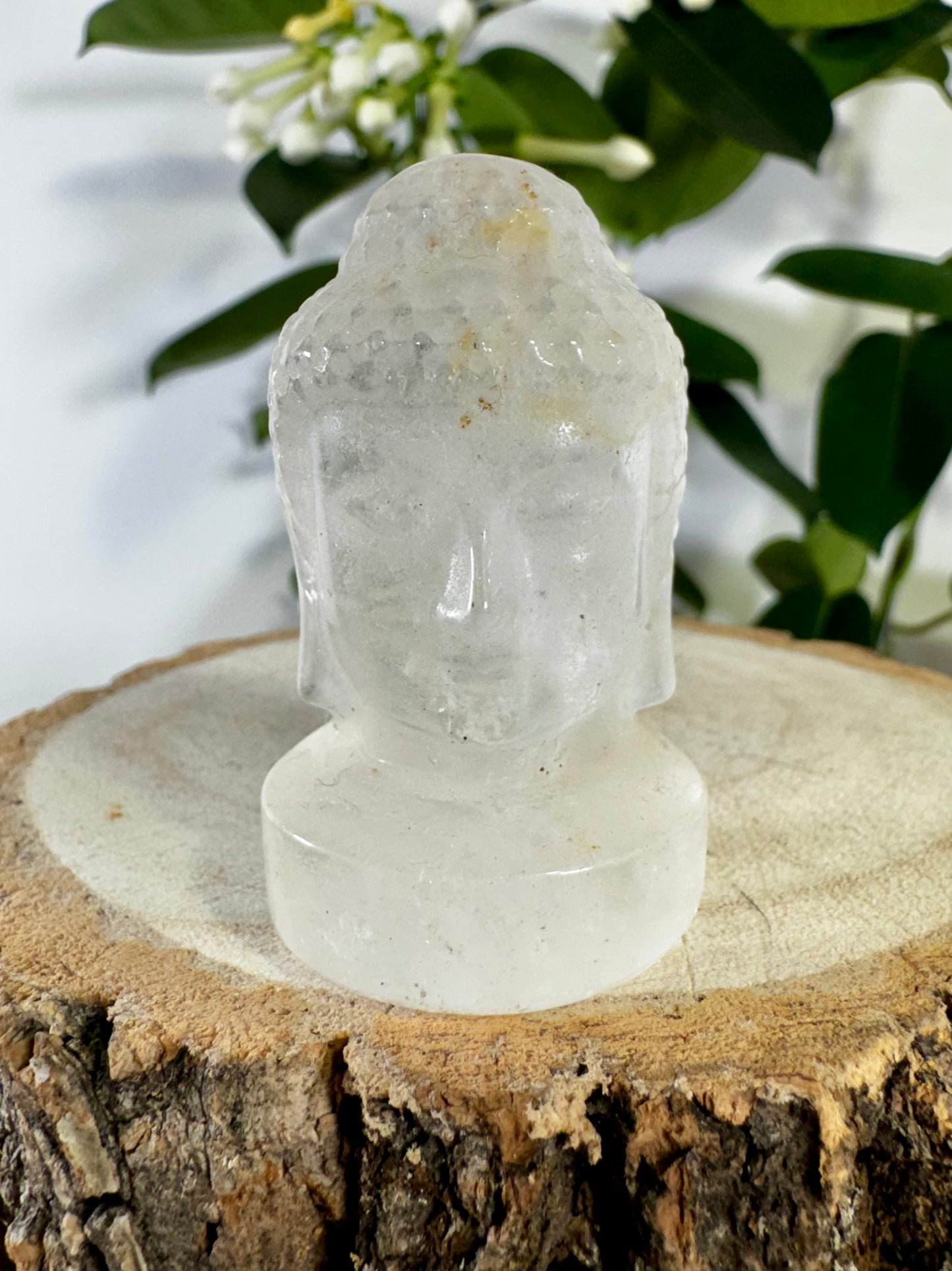 Clear Quartz Buddha Head | 68g