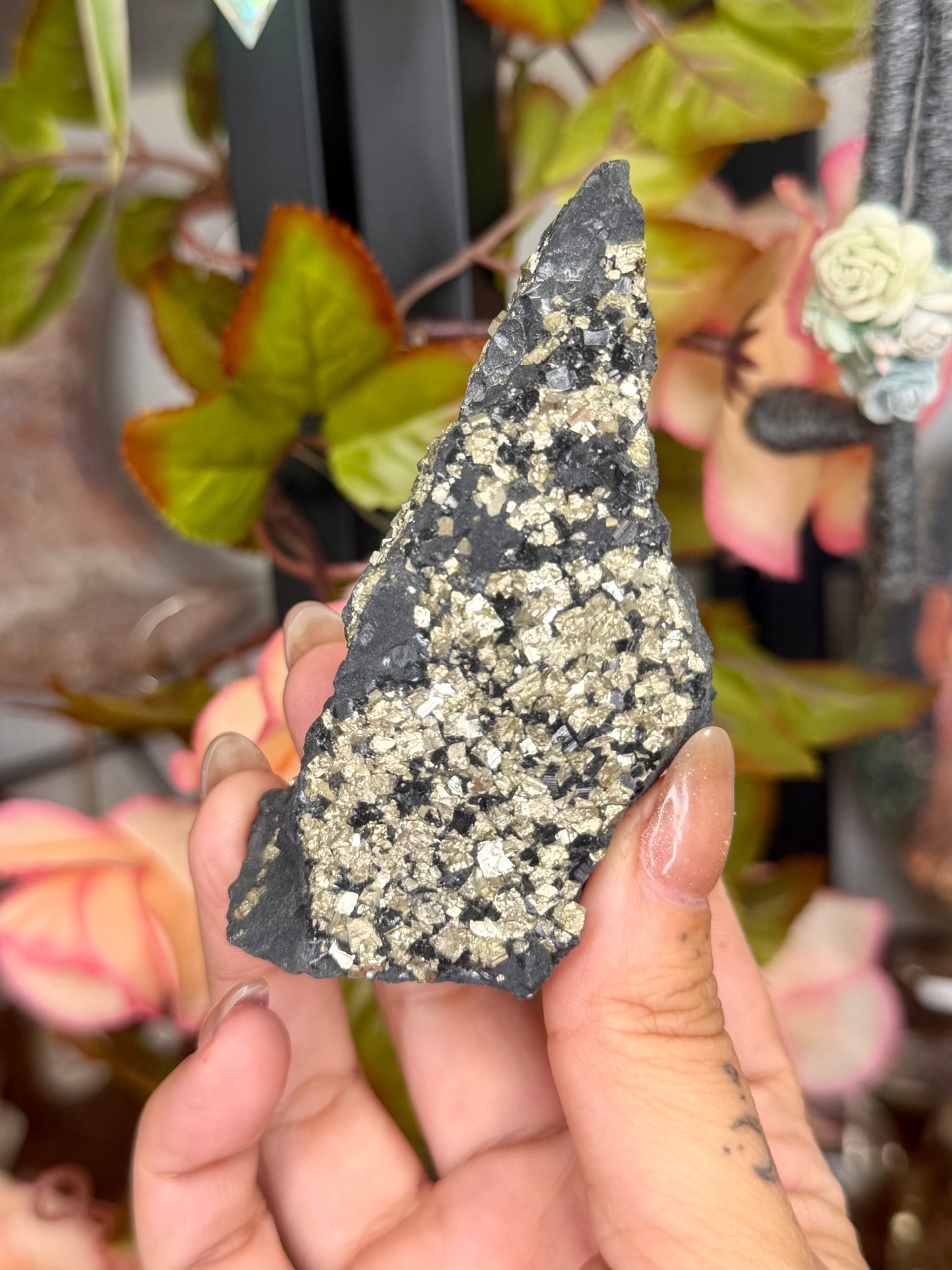 Pyrite Specimen on Basalt Base | 129g