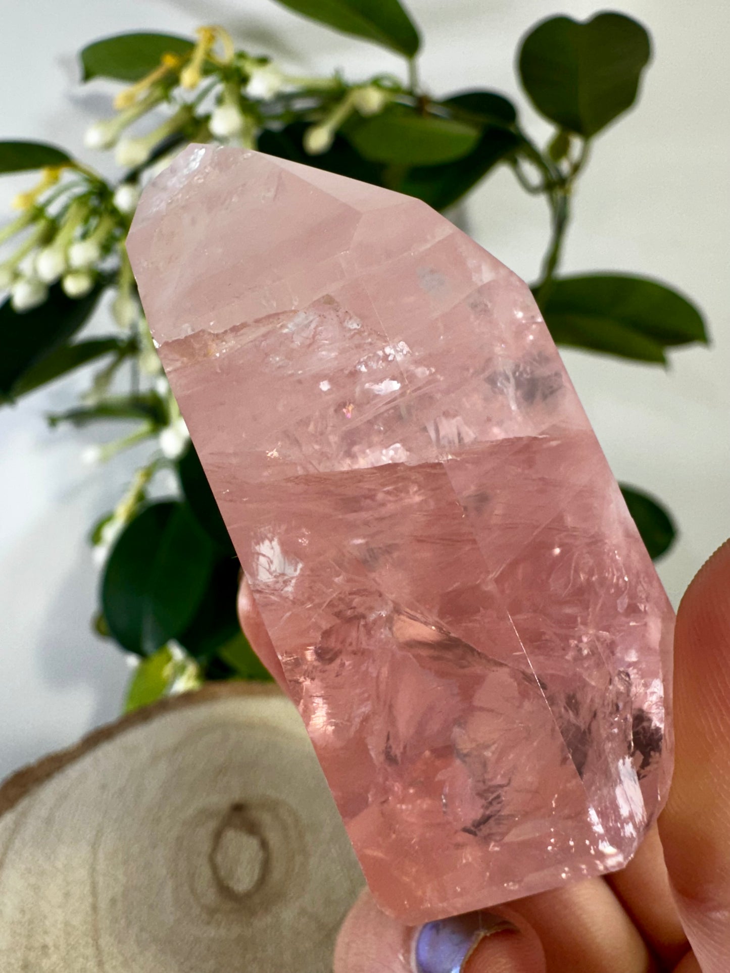 High Quality Rose Quartz Tower | 106g