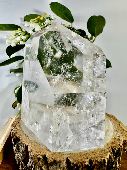 Extra Quality Clear Quartz Tower | 949g