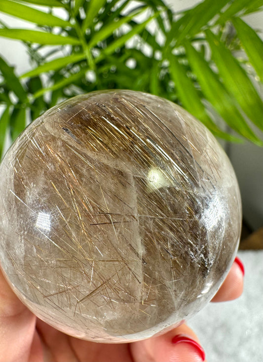 Rutilated Quartz Sphere | 199g