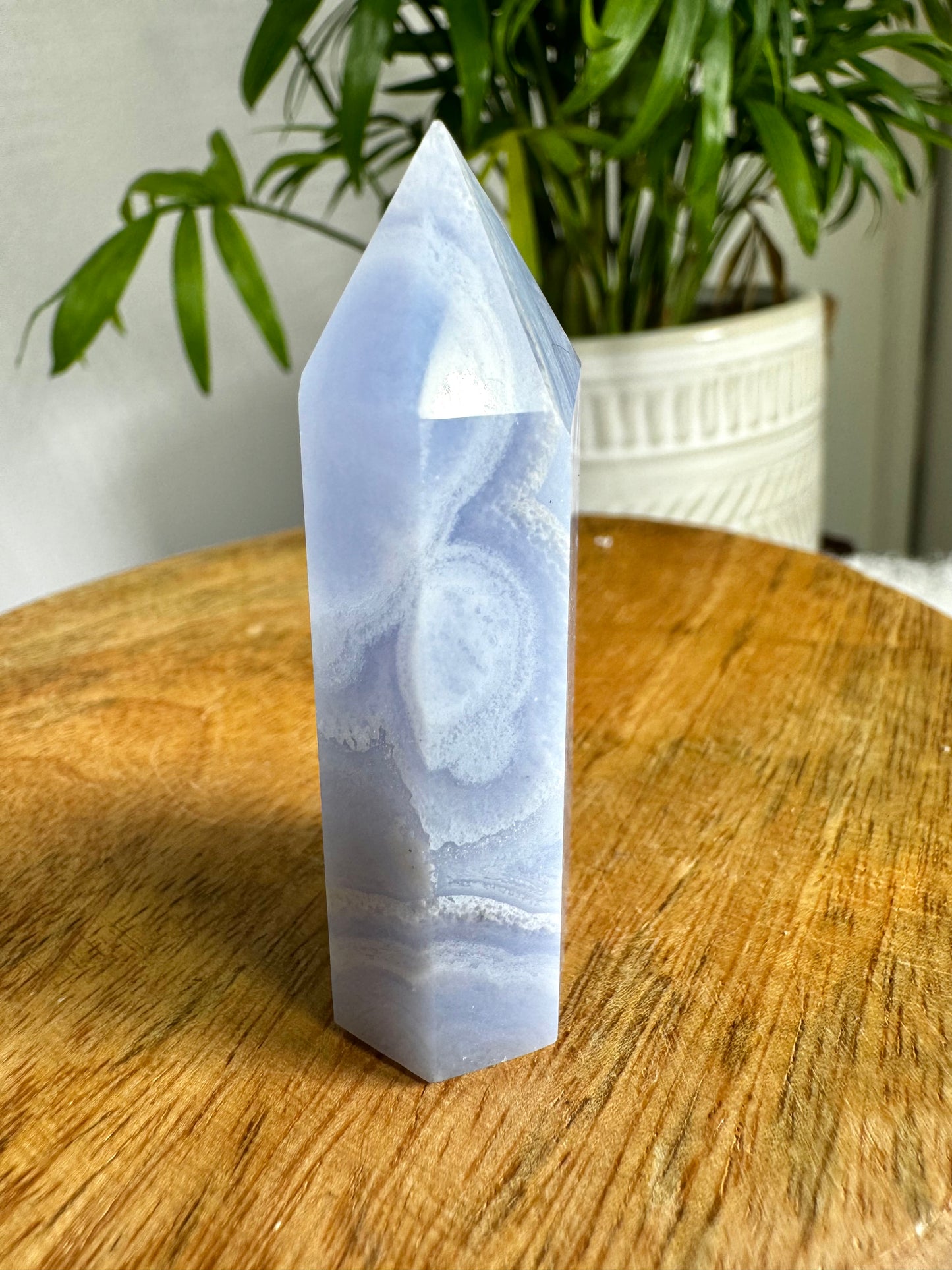 Mini Blue Lace Agate Tower | 35g