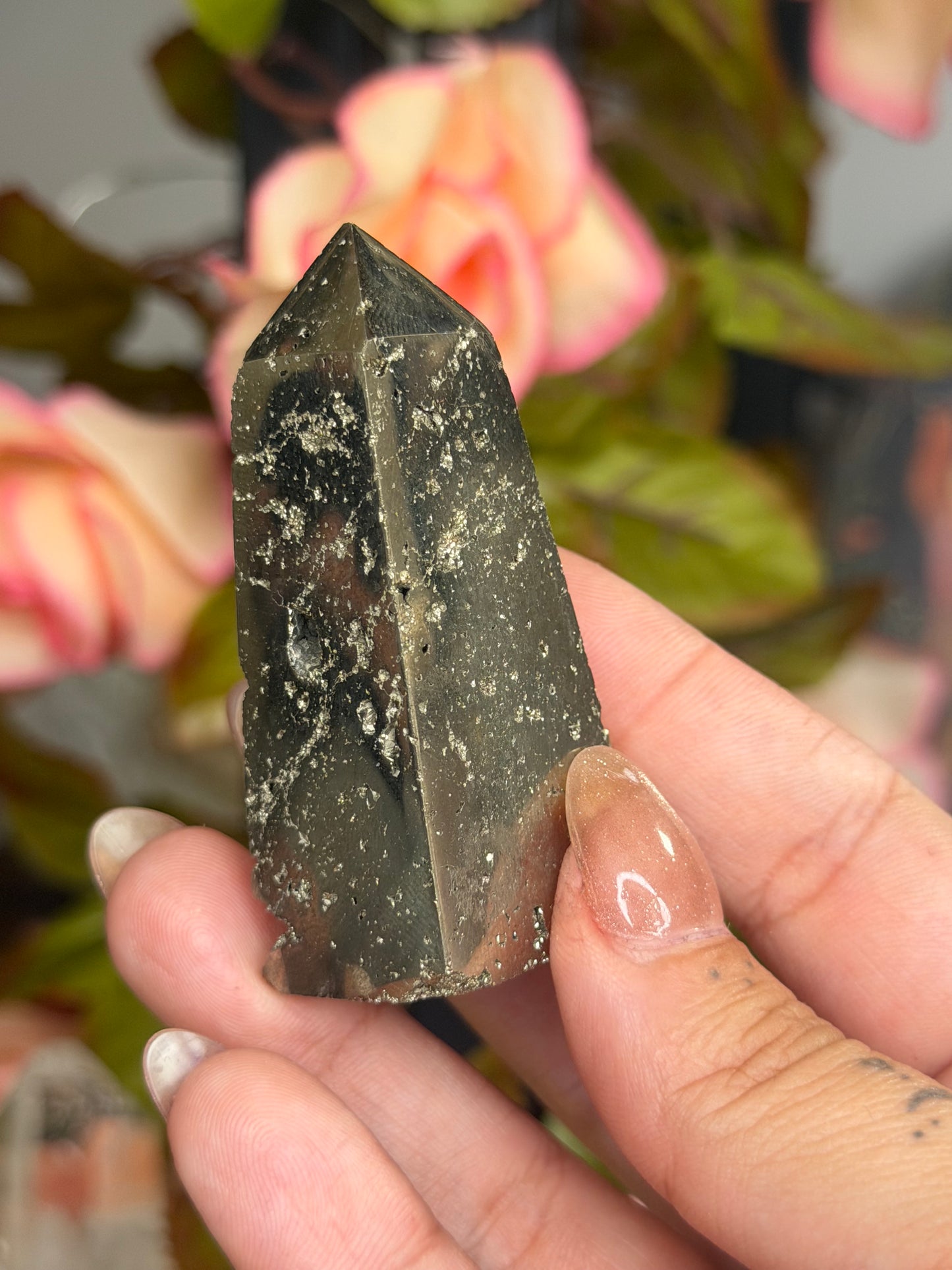 High Quality Pyrite Tower  | 80g