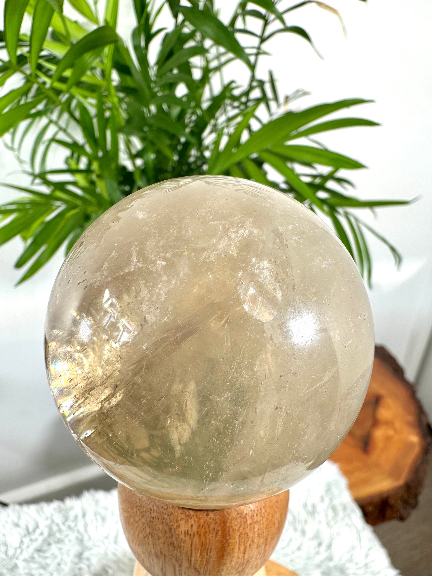 100% Natural Brazilian Champagne Citrine Sphere | 297g