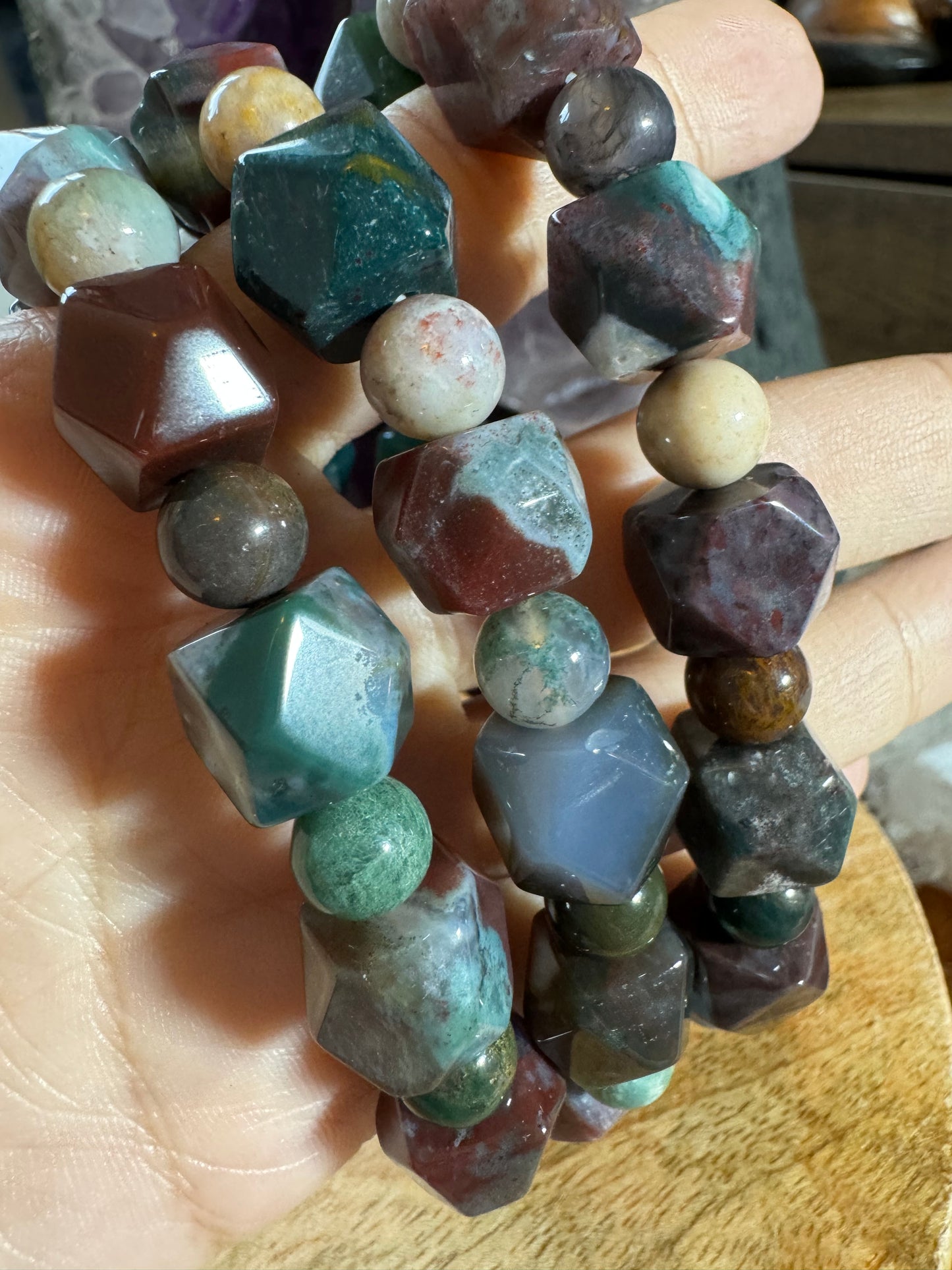 Unique Ocean Jasper Bracelet