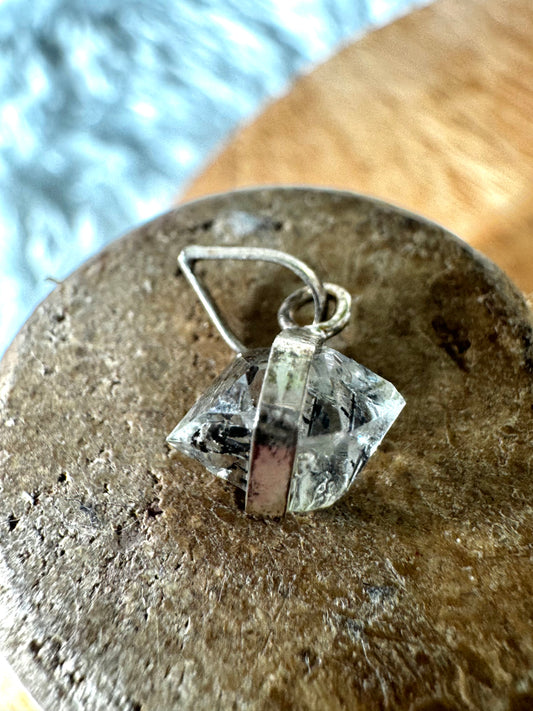 925 Silver Herkimer Diamond Pendant | 2g