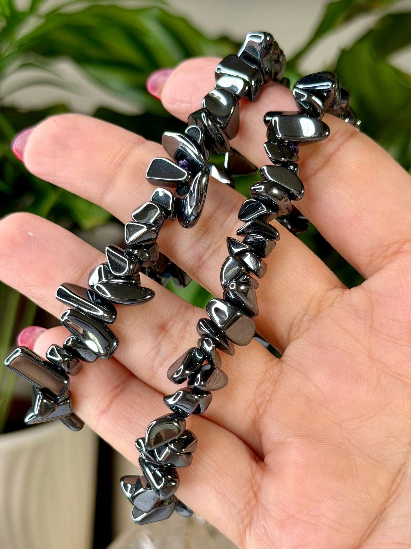 Elasticated Hematite Bracelet