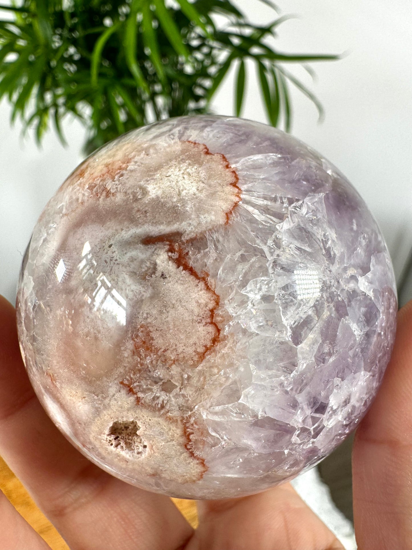 Pink Amethyst & Amethyst Sphere | 295g