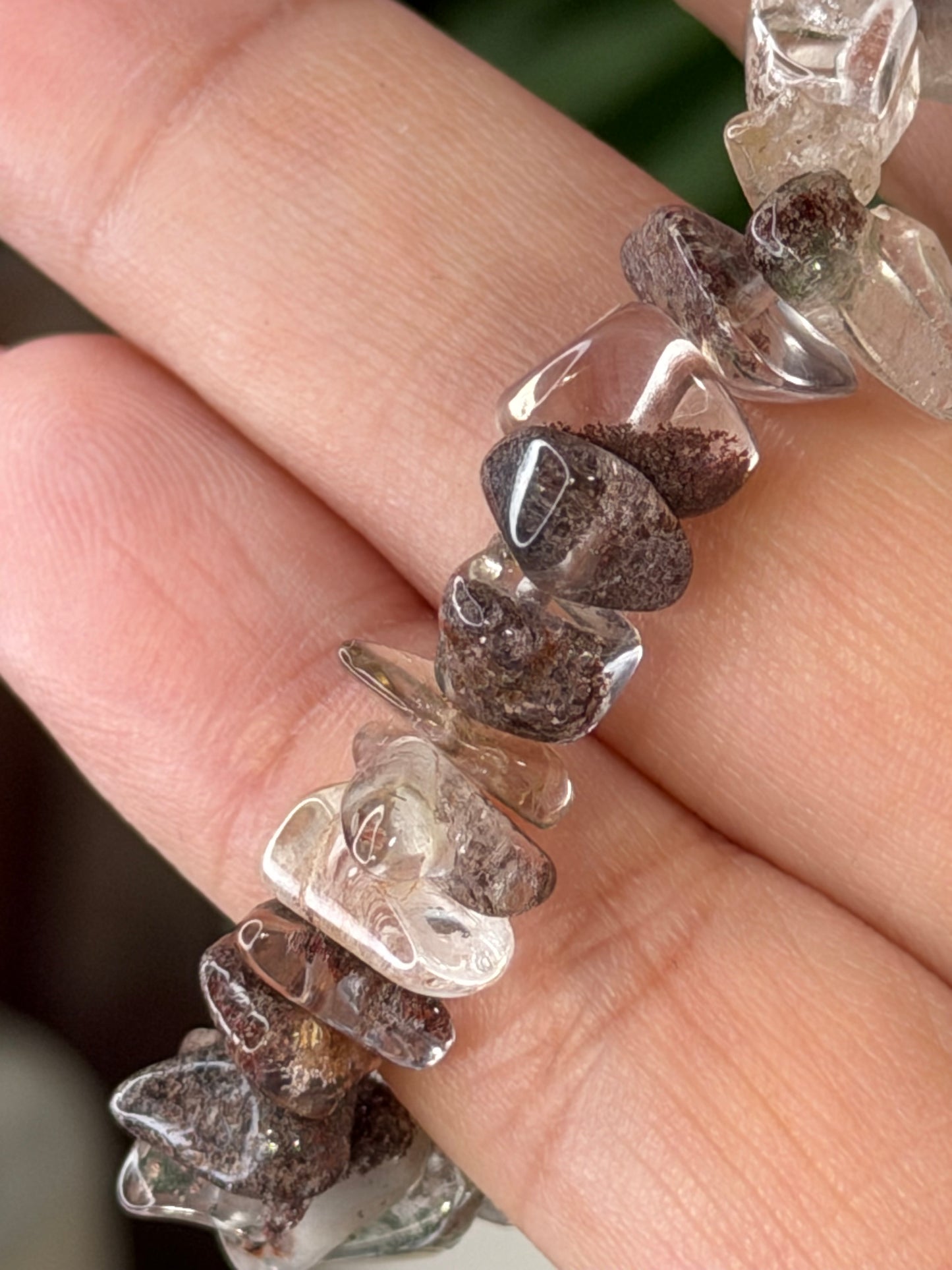 Elasticated Shaman (Garden) Quartz Bracelet