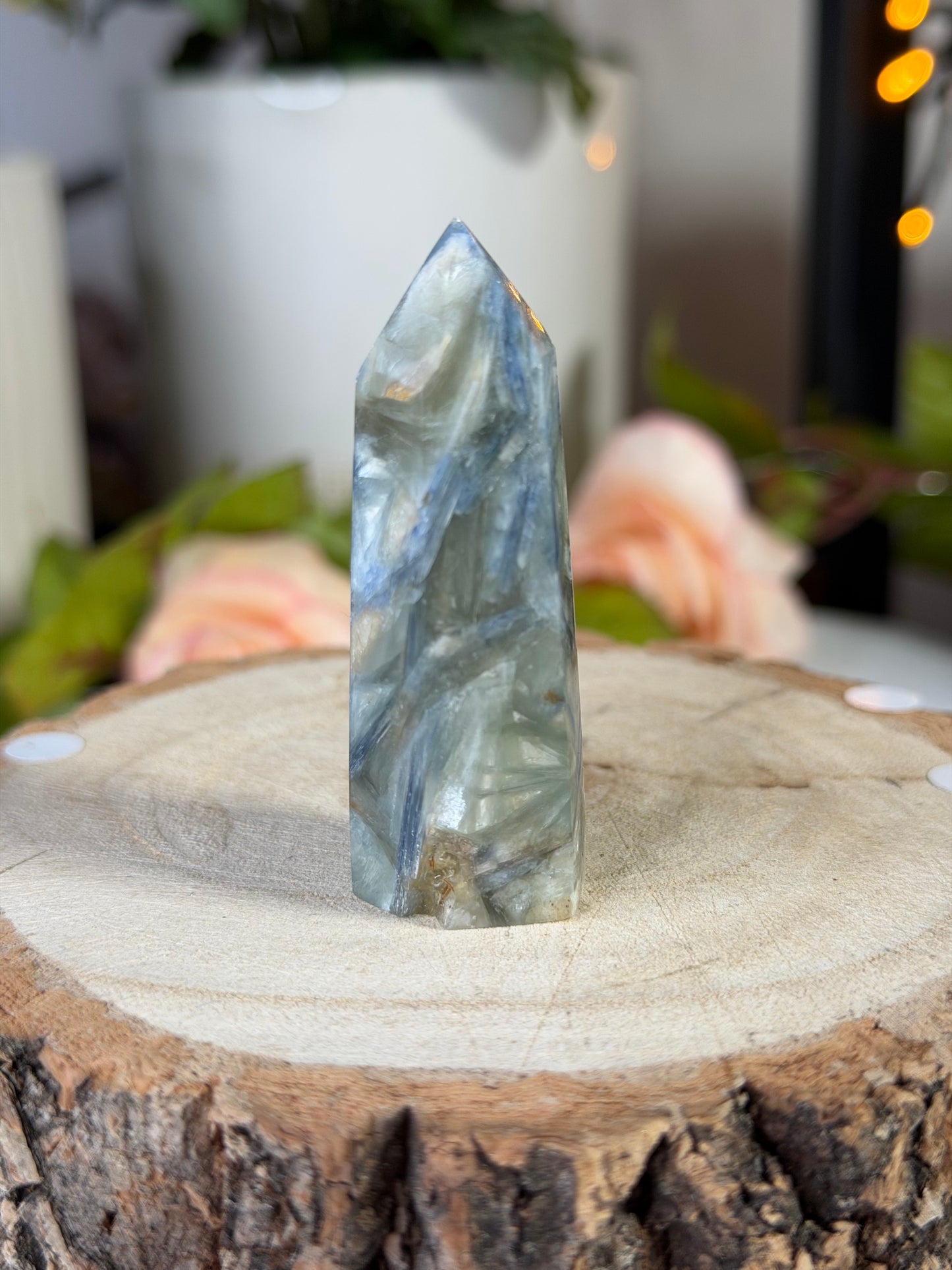 Mini Blue Kyanite Tower from Brazil 1 | 34g