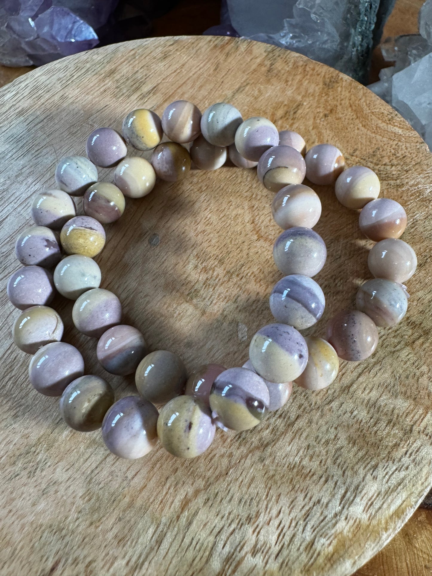 Pastel Mookaite Bracelet |9.5 mm