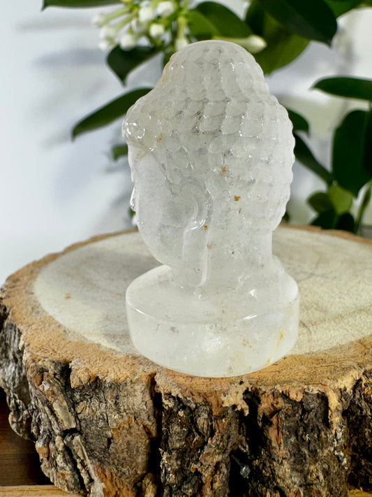 Clear Quartz Buddha Head | 68g