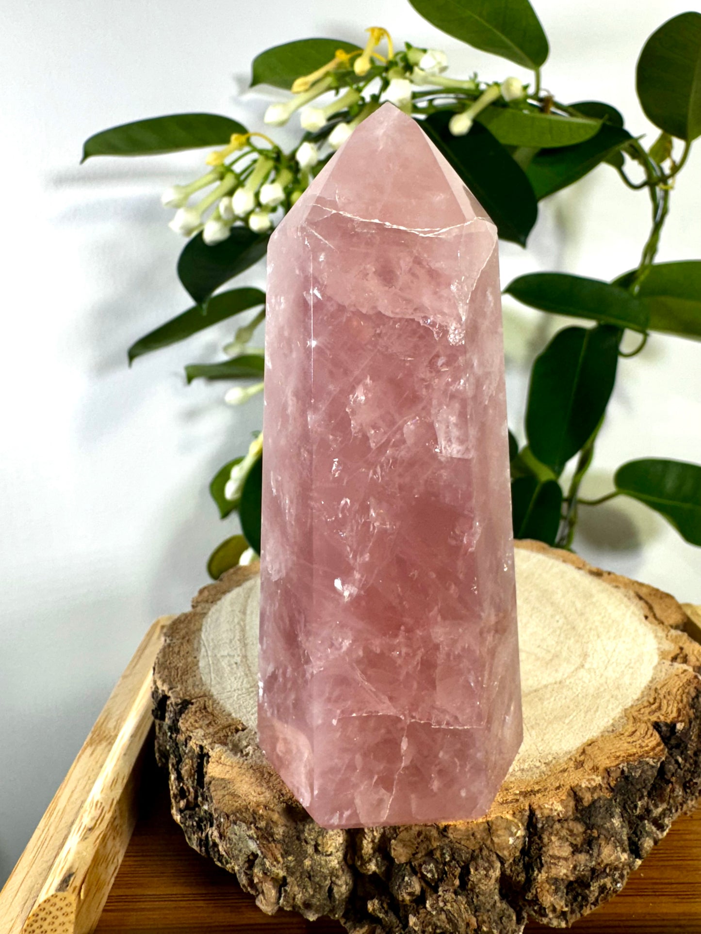 High Quality Rose Quartz Tower | 228g