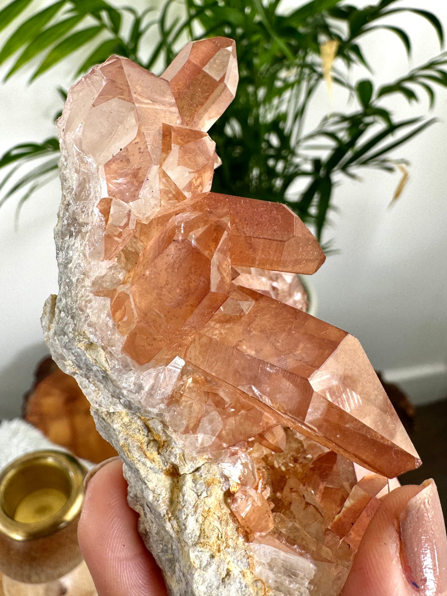 Tangerine Quartz Cluster | 96g