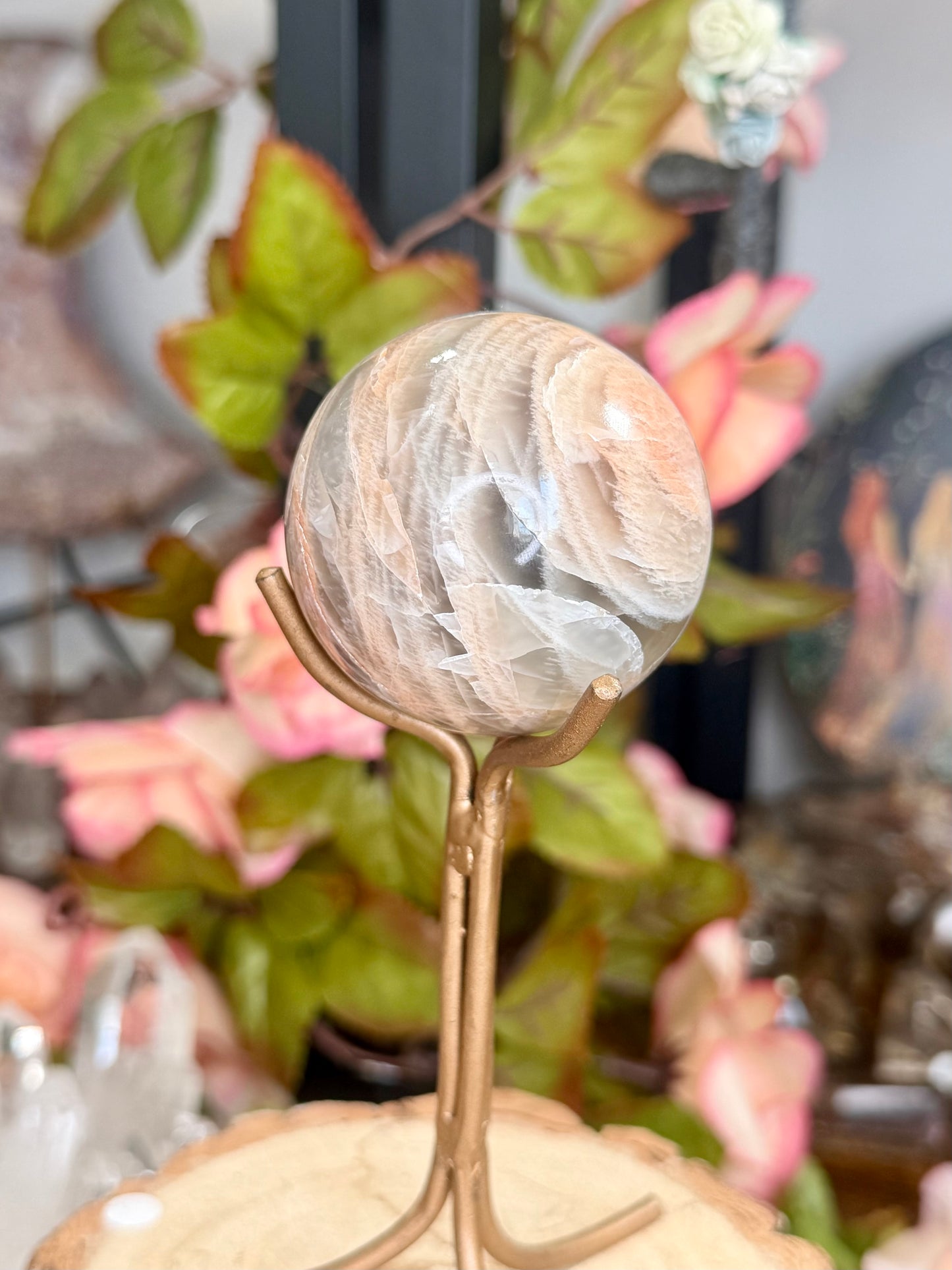 Moonstone Sphere  | 164g
