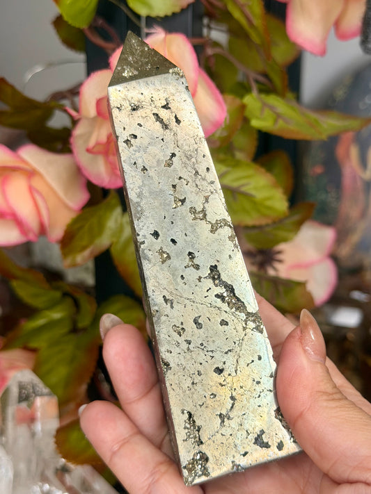 High Quality Pyrite Tower  | 375g