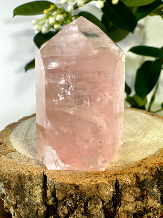 High Quality Rose Quartz Tower | 106g