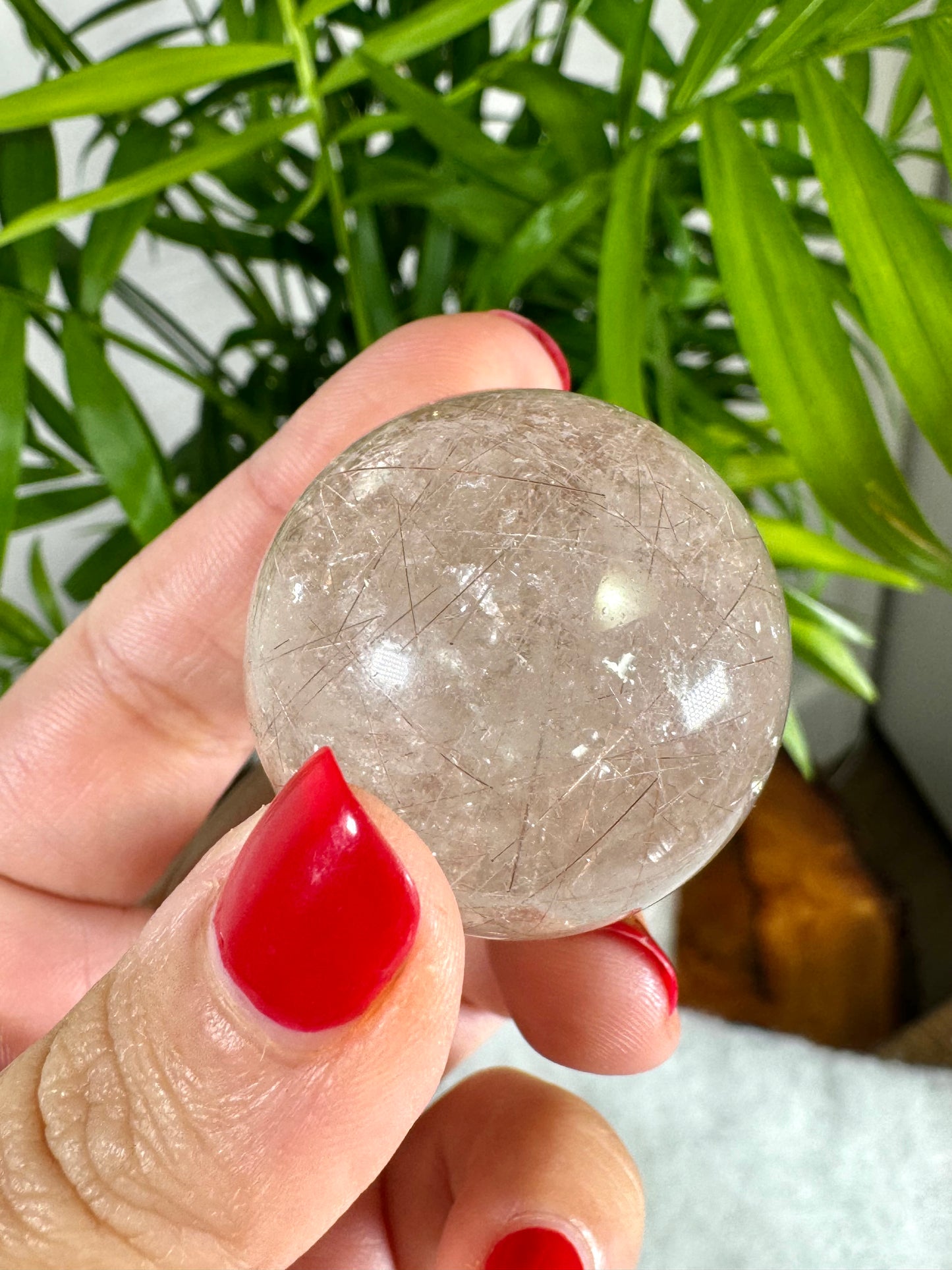 Rutilated Quartz Sphere | 55g