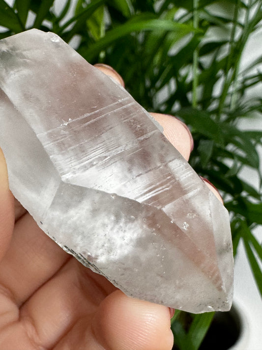 A+ Natural Double Terminated Lemurian quartz | DT3