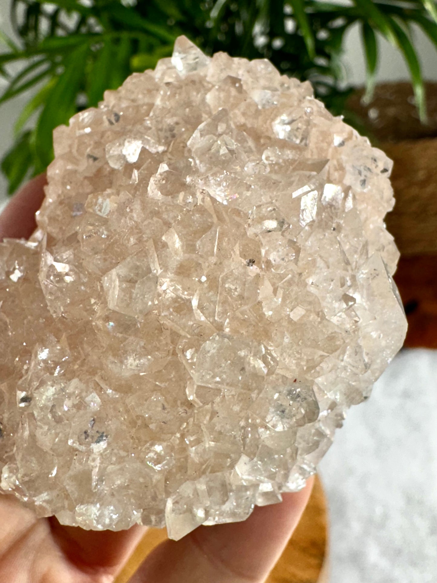 Pink Apophyllite Cluster | 100g