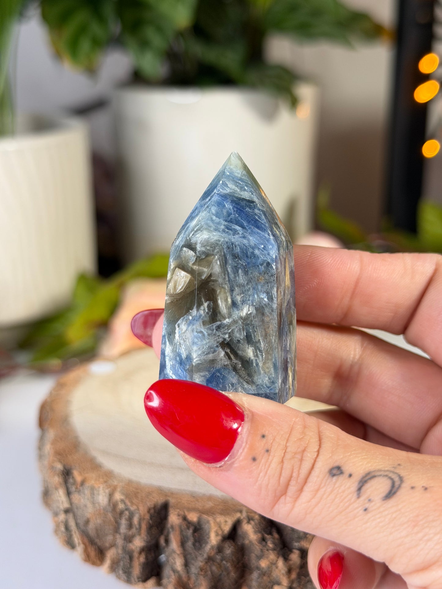 Mini Blue Kyanite Tower from Brazil 3 | 58g