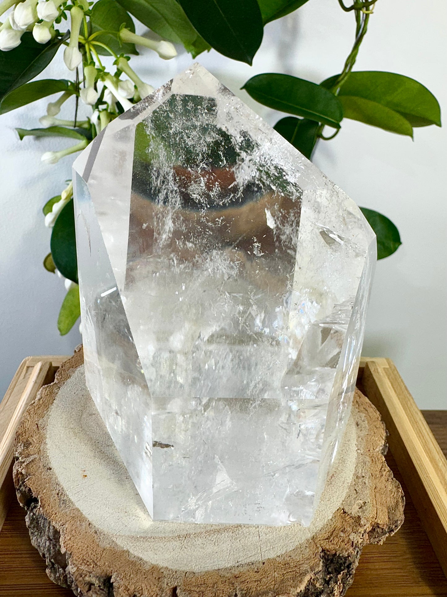 Extra Quality Clear Quartz Tower | 949g