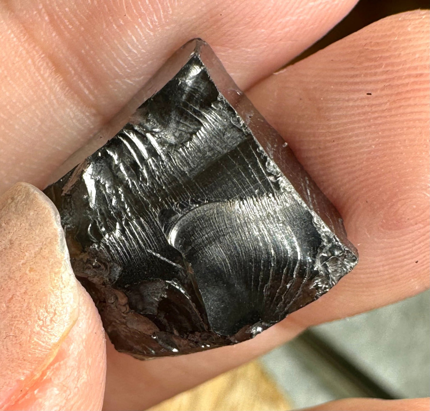 A Quality Tiny Elite Shungite | 1.2 cm - The Crystal Valley