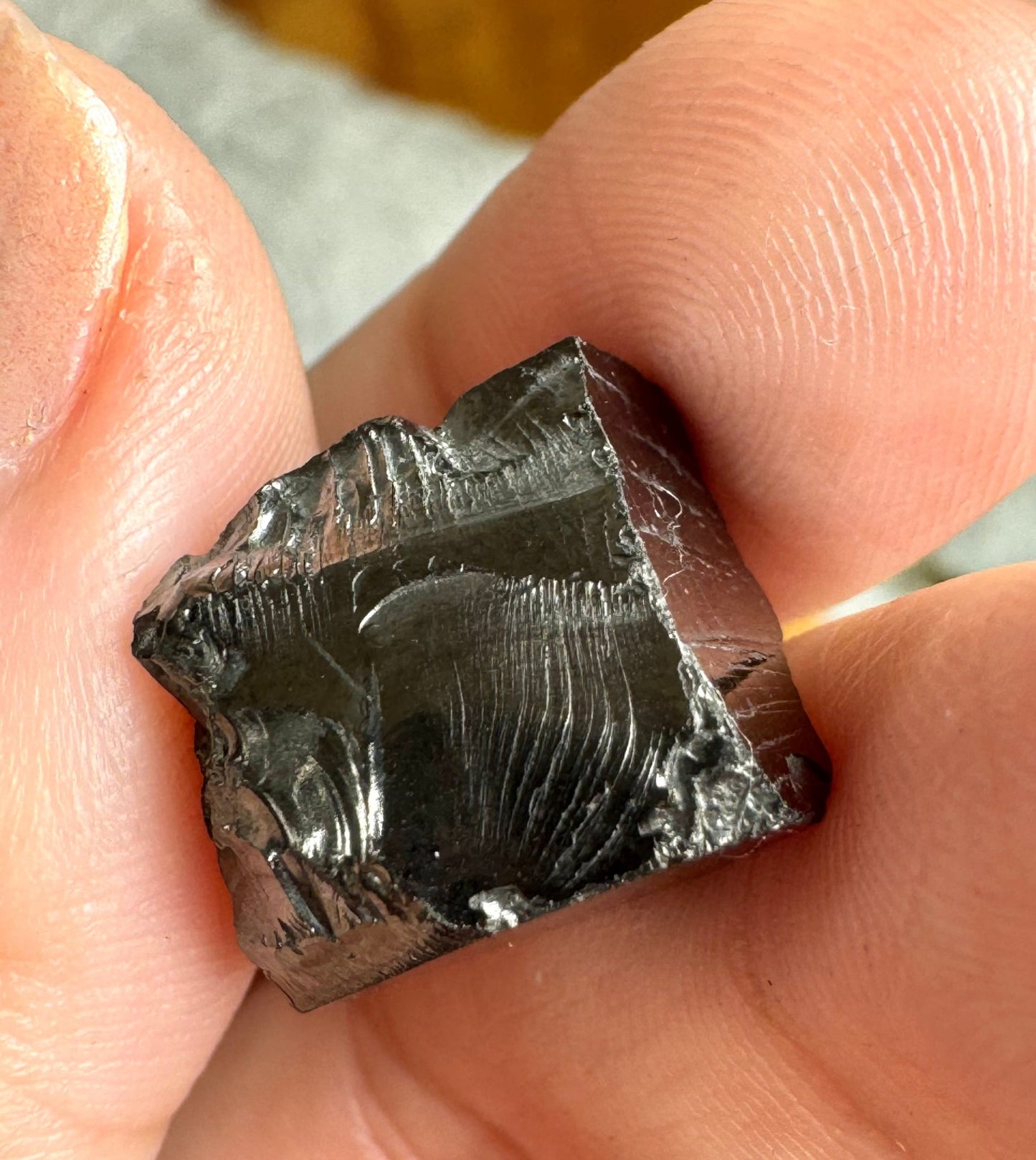 A Quality Tiny Elite Shungite | 1.2 cm - The Crystal Valley