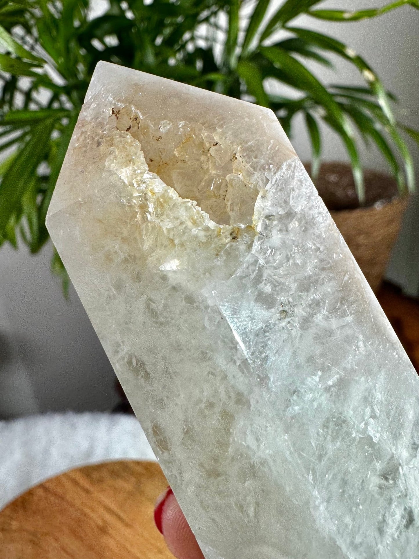 Agate Tower with Quartz | 245g - The Crystal Valley