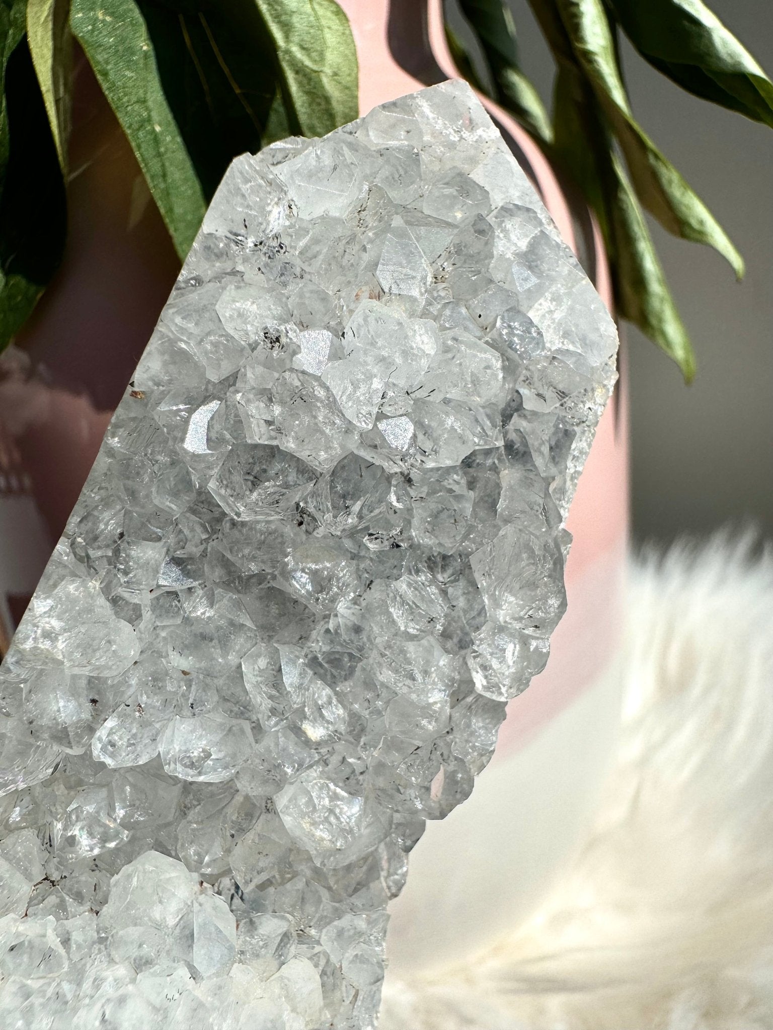 Agate with Quartz Tower | 239g - The Crystal Valley