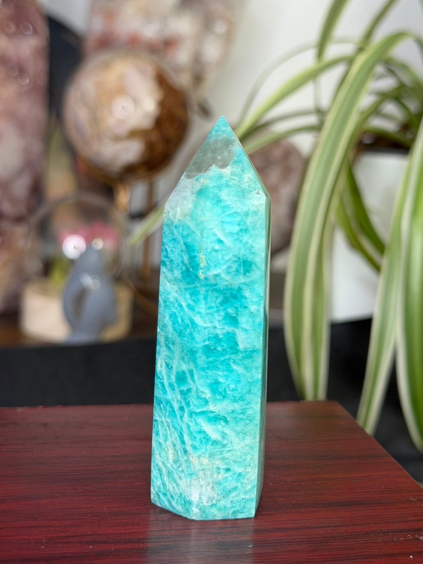 Amazonite Tower | 78g - The Crystal Valley
