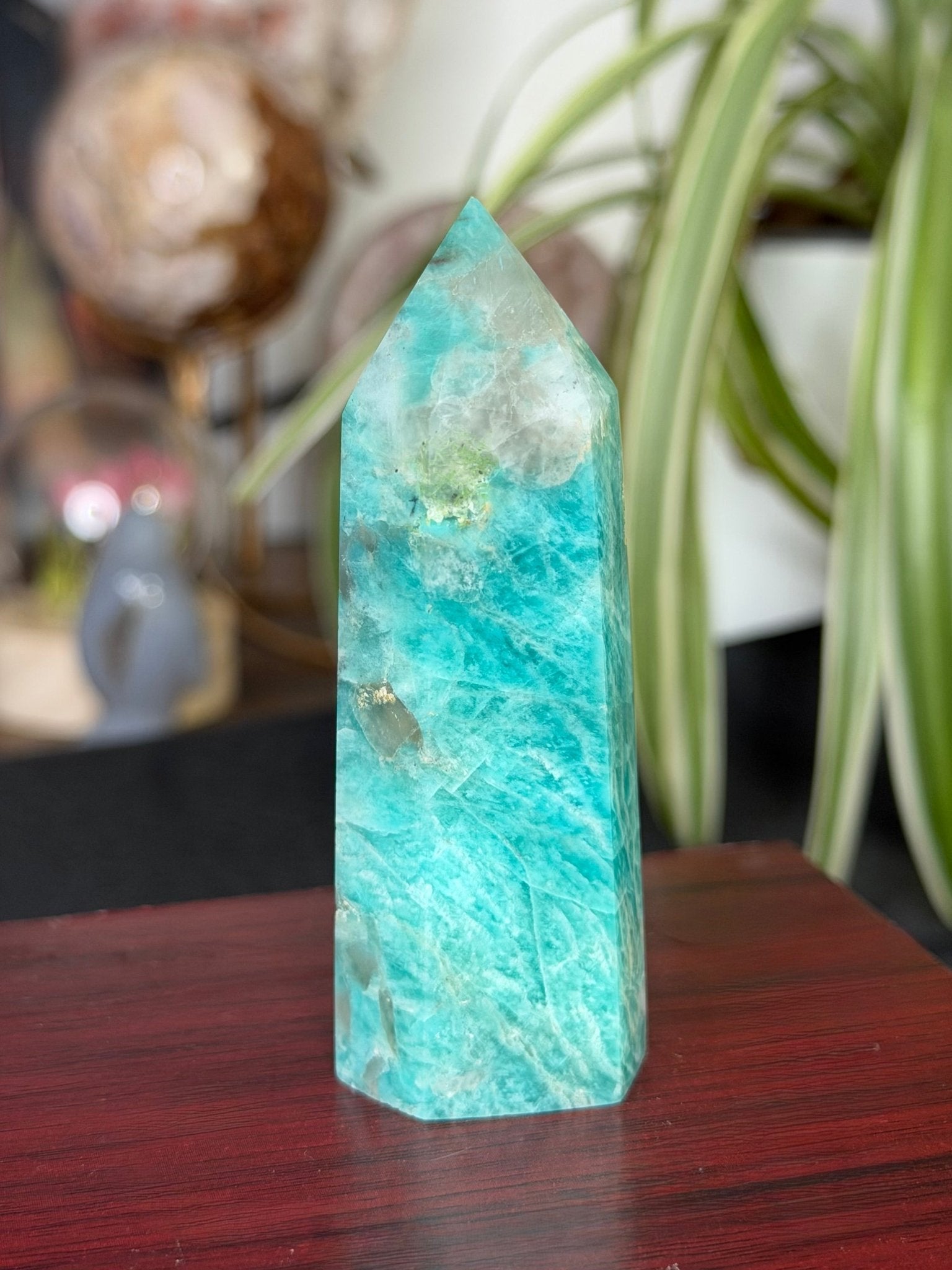 Amazonite Tower | 78g - The Crystal Valley