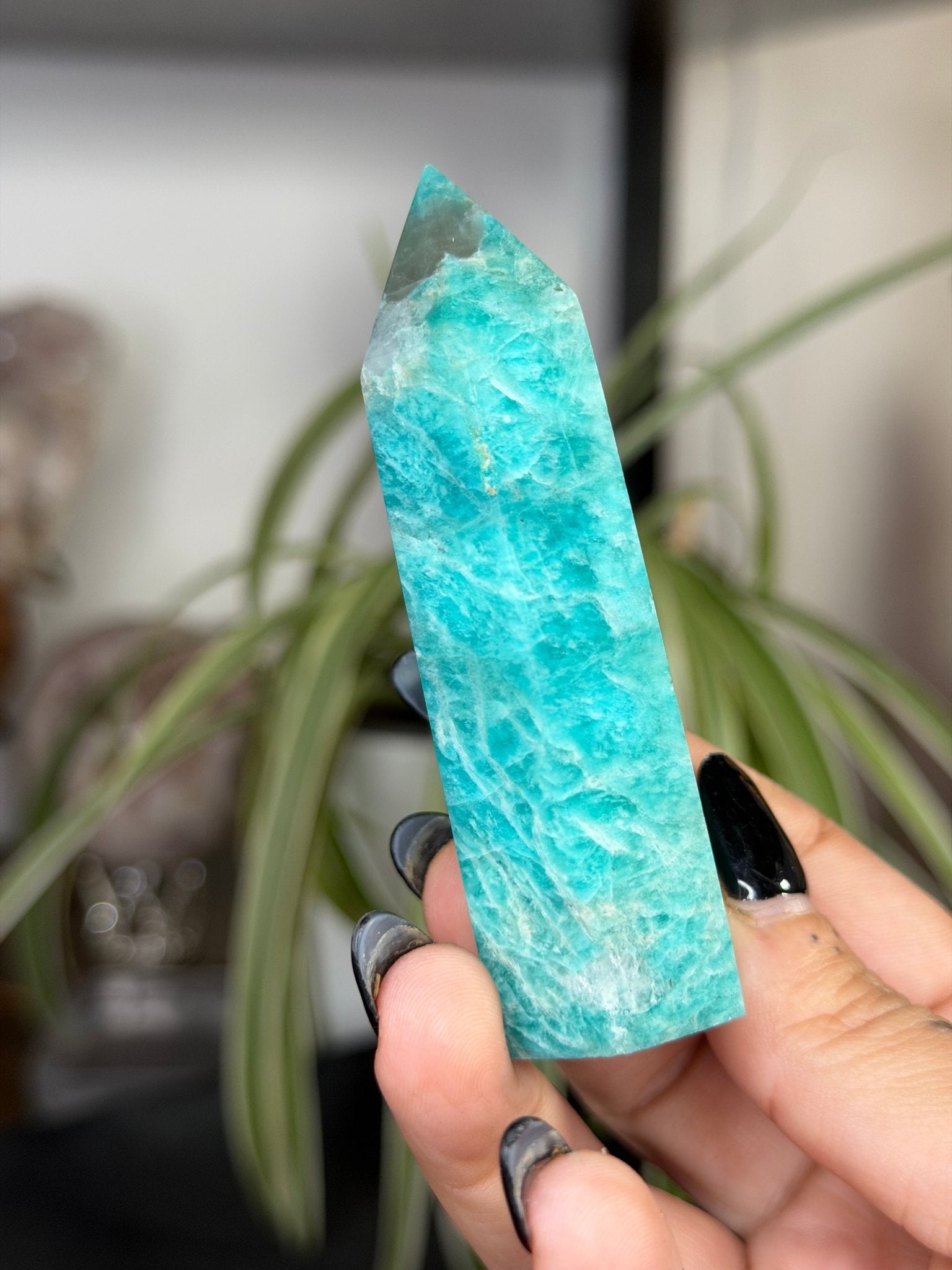 Amazonite Tower | 78g - The Crystal Valley