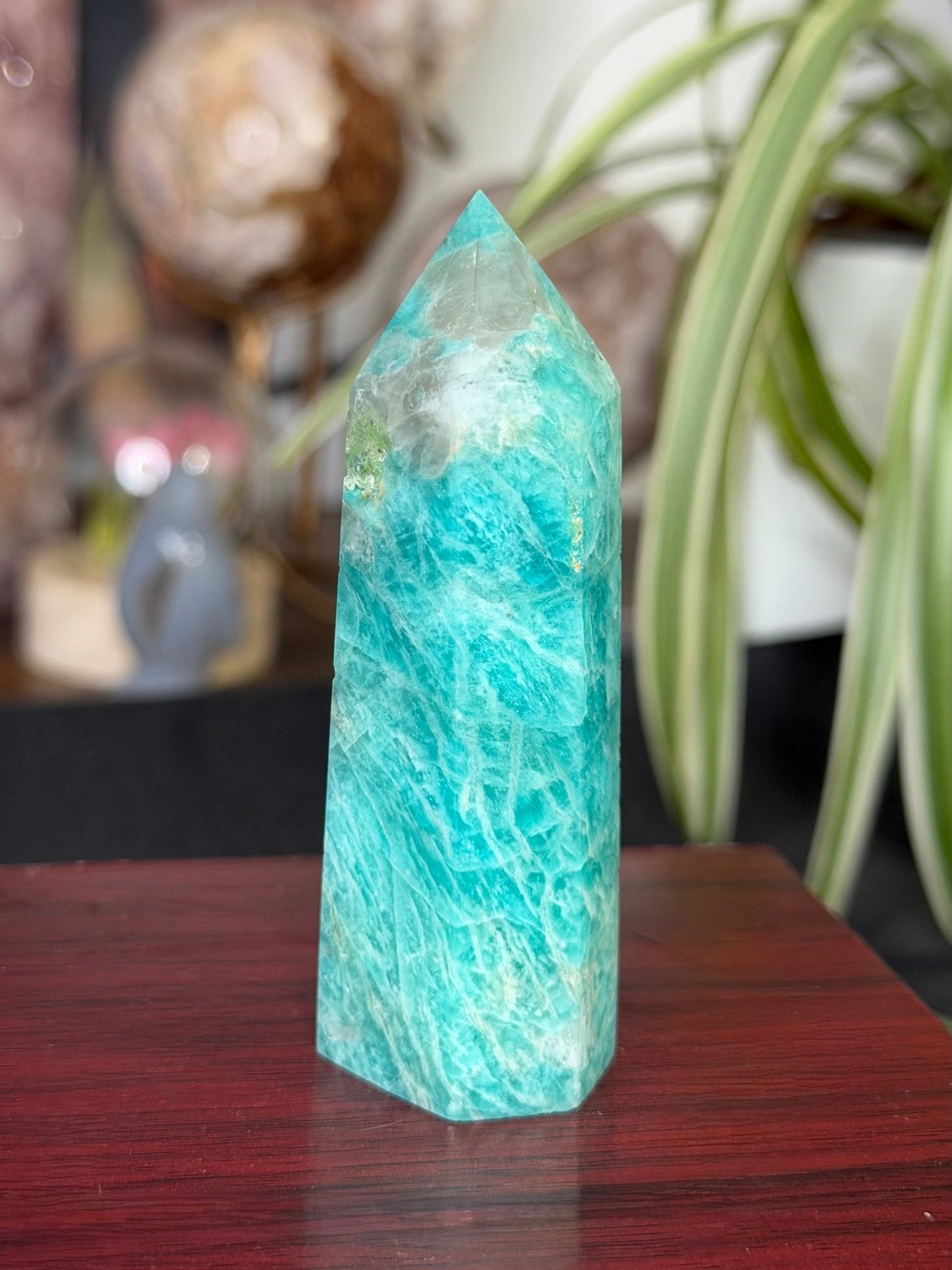 Amazonite Tower | 78g - The Crystal Valley