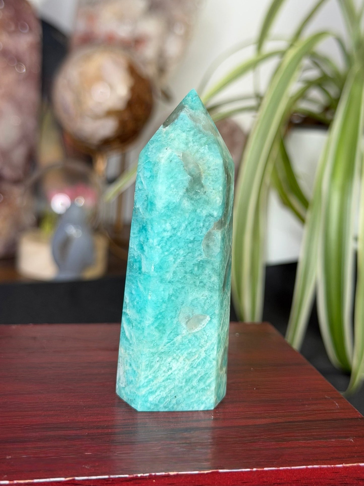 Amazonite Tower | 78g - The Crystal Valley