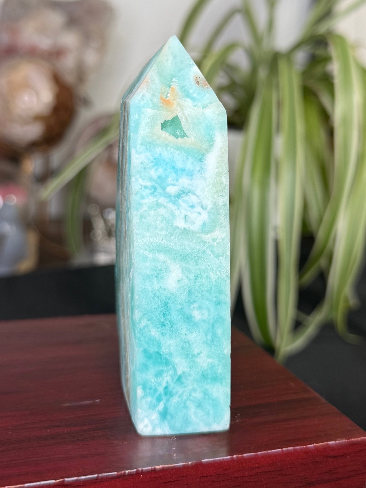 Blue Aragonite | 232g - The Crystal Valley